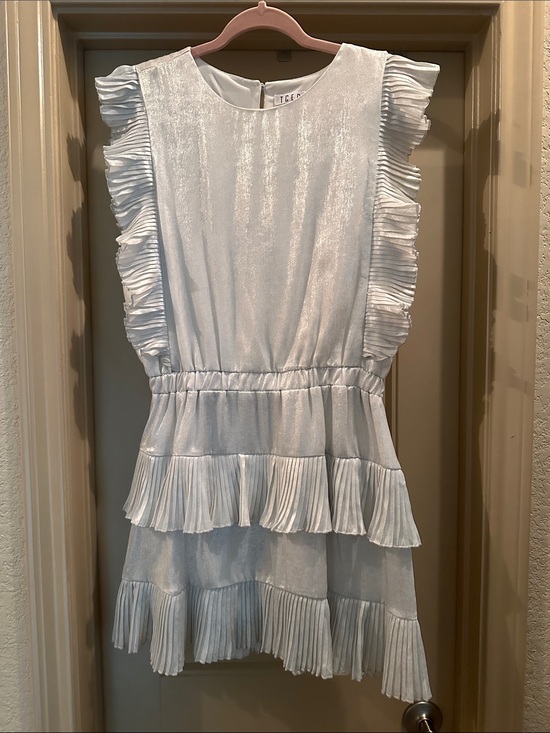 TCEC Dresses & Skirts - Silver Metallic Dress
